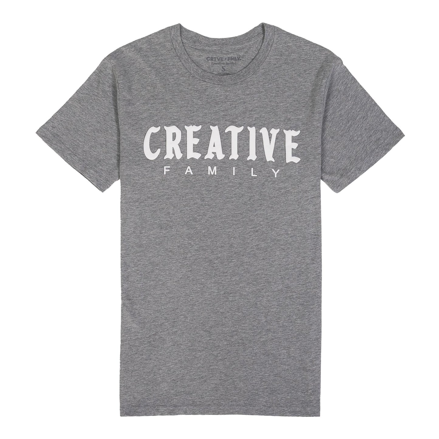 CRTVE FMLY PUFF LOGO - ATHLETIC HEATHER