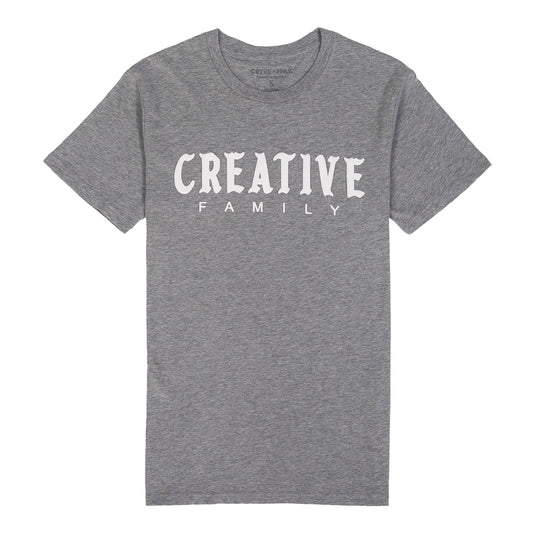 CRTVE FMLY PUFF LOGO - ATHLETIC HEATHER